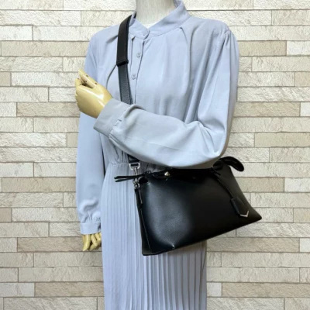 Fendi Bag The Leather Shoulder Way Black By Black